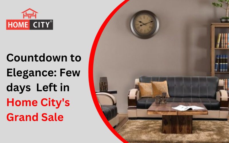 Countdown to Elegance: Few Days Left in Home City's Grand Sale