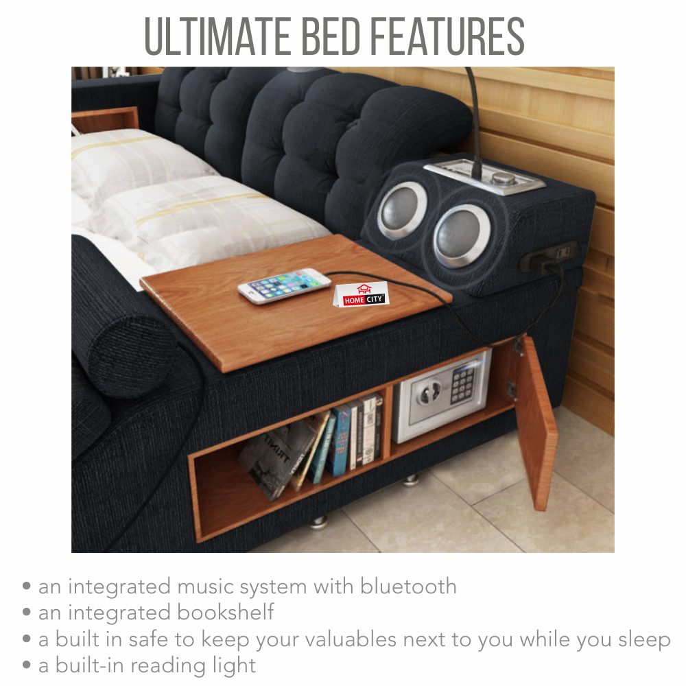 Smart King Size Bed Without Storage
