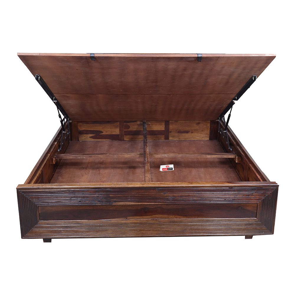 Cleo King Size Bed With Hydraulic Storage