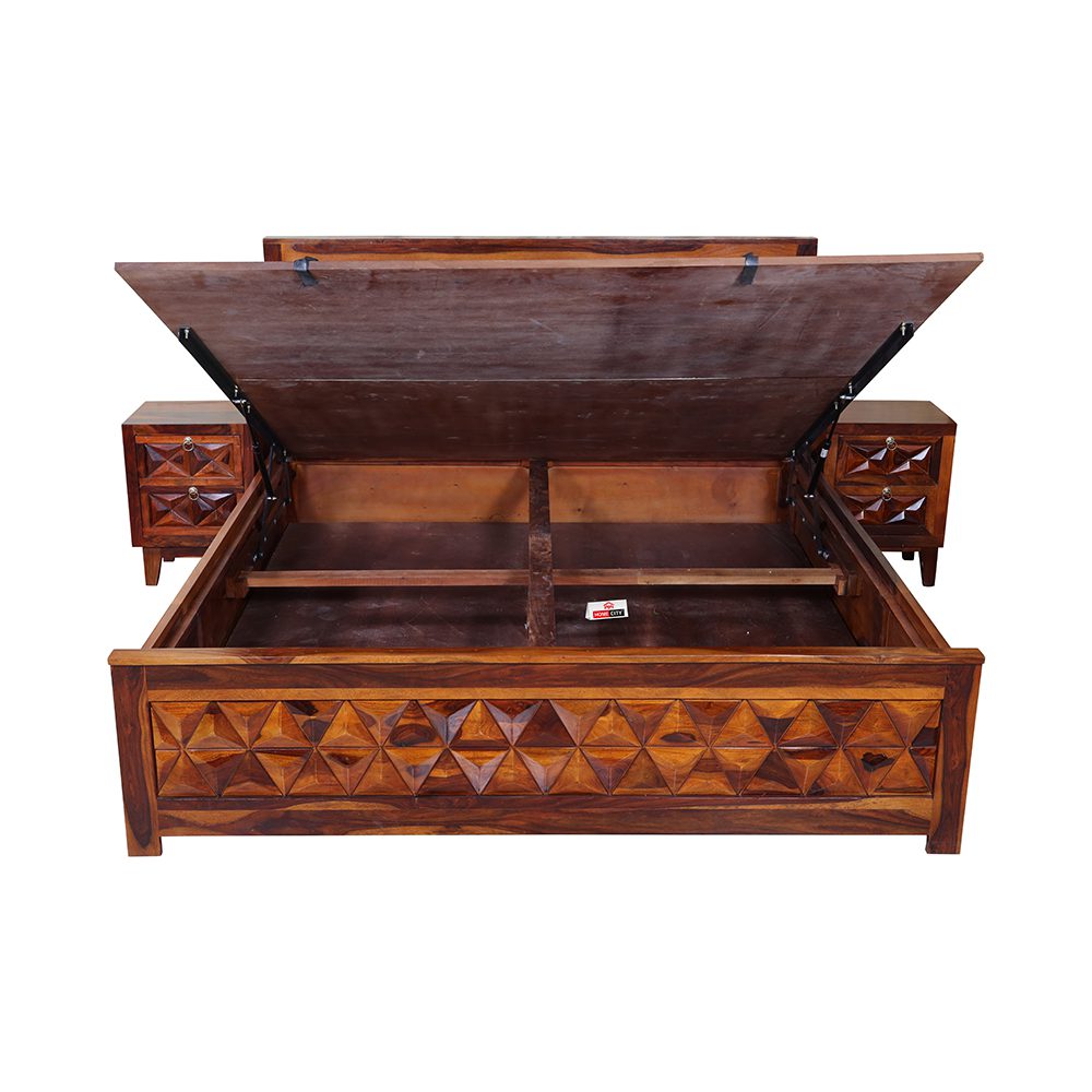 Vanice King Size Bed With Hydraulic Storage