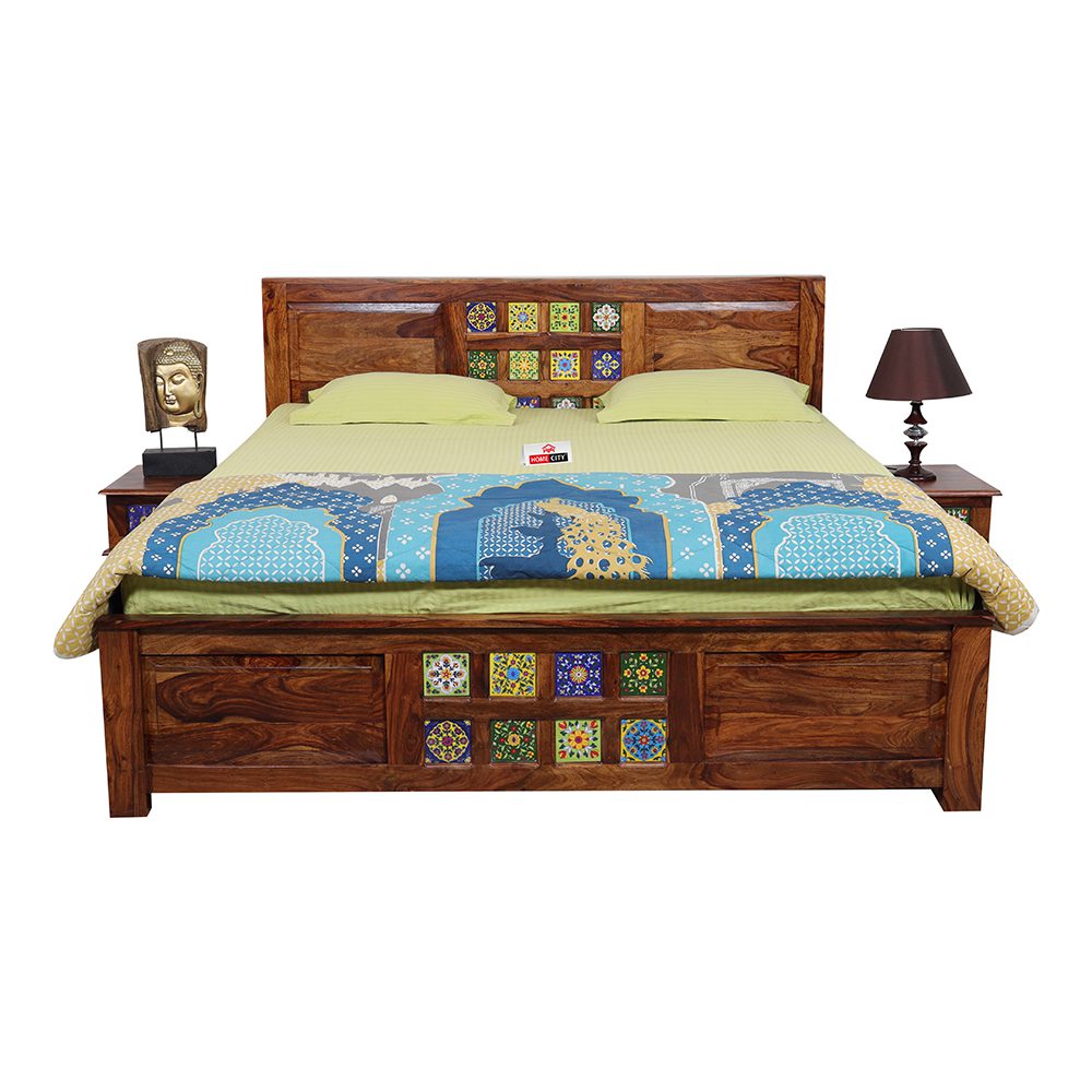 Mellow King Size Bed With Hydraulic Storage