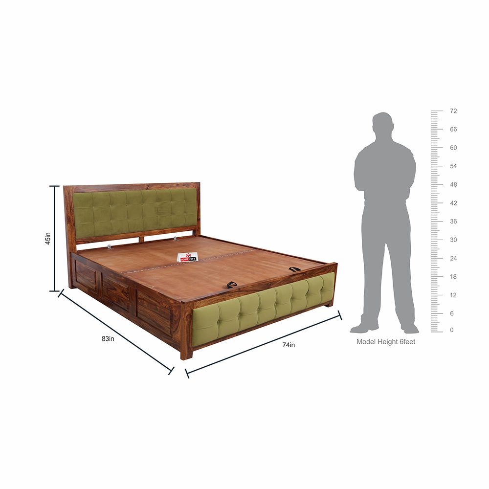 Sophia King Size Bed With Hydraulic Storage