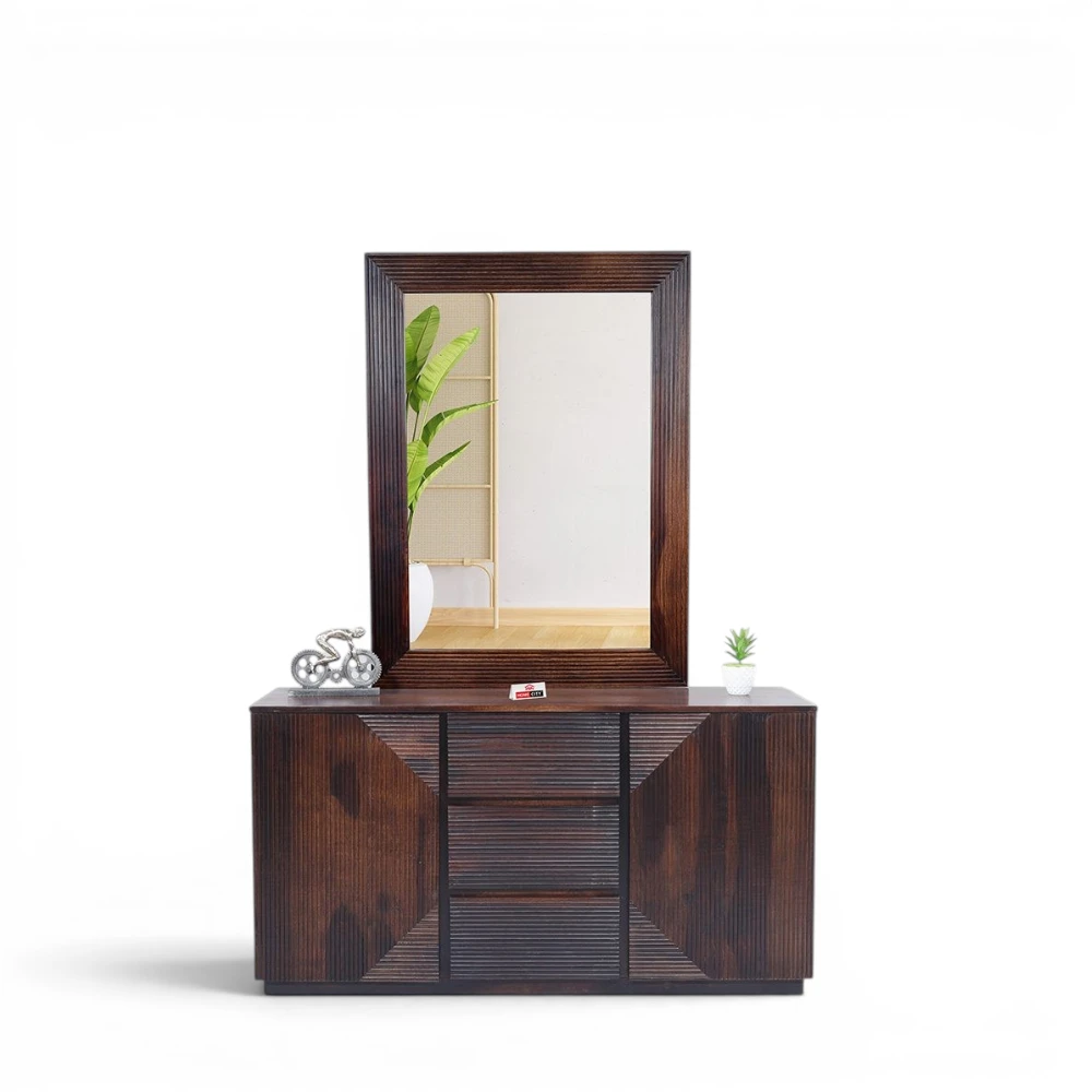 Cleo Side Board With Mirror Frame