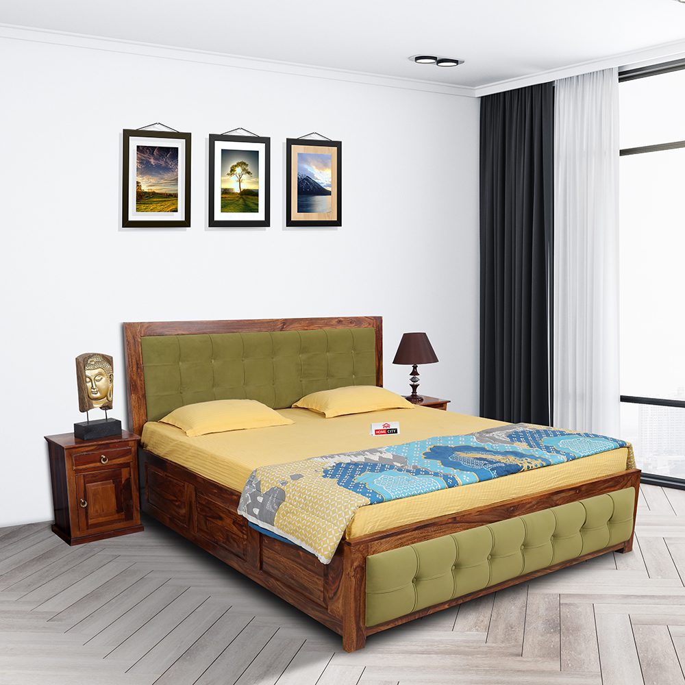 Sophia King Size Bed With Hydraulic Storage
