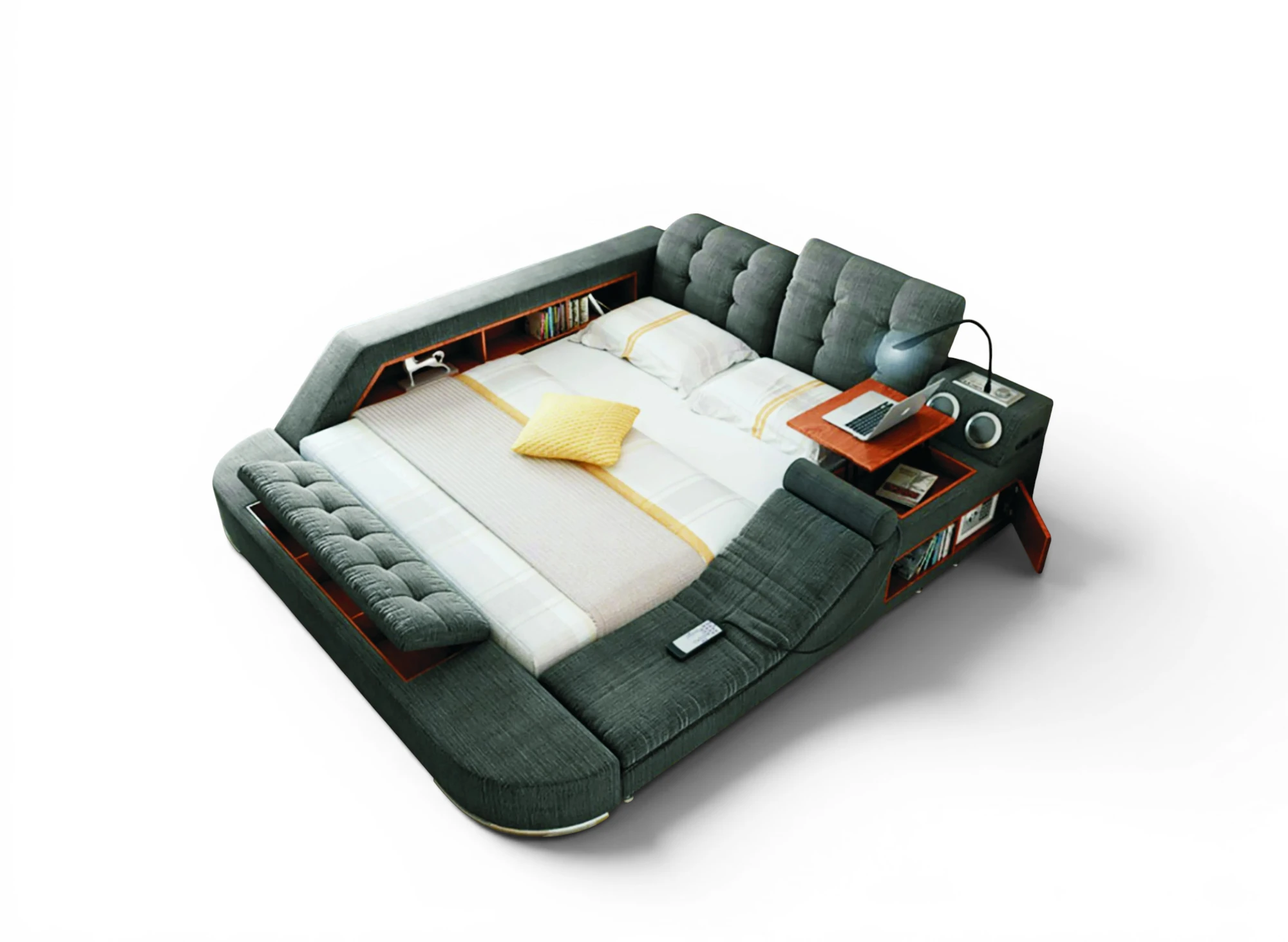 Smart King Size Bed Without Storage