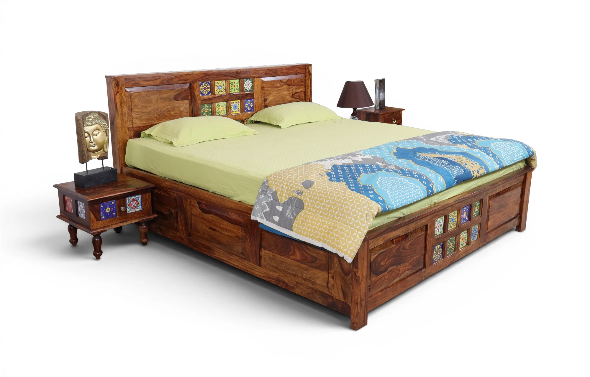 Mellow King Size Bed With Hydraulic Storage