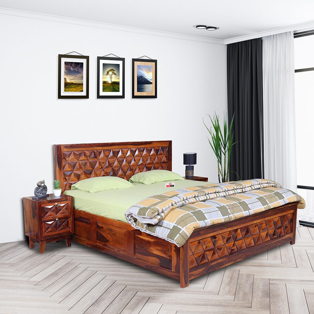 Vanice King Size Bed With Hydraulic Storage