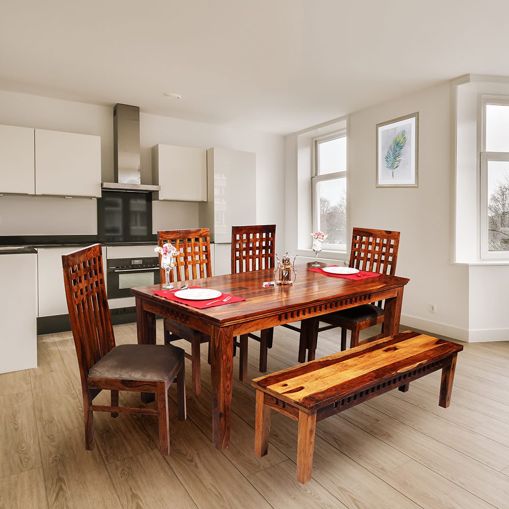 Della 6 Seater Dining Table